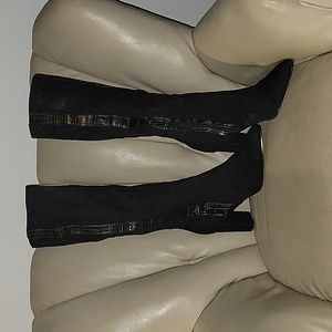 14th & Union Black Knee High Boots